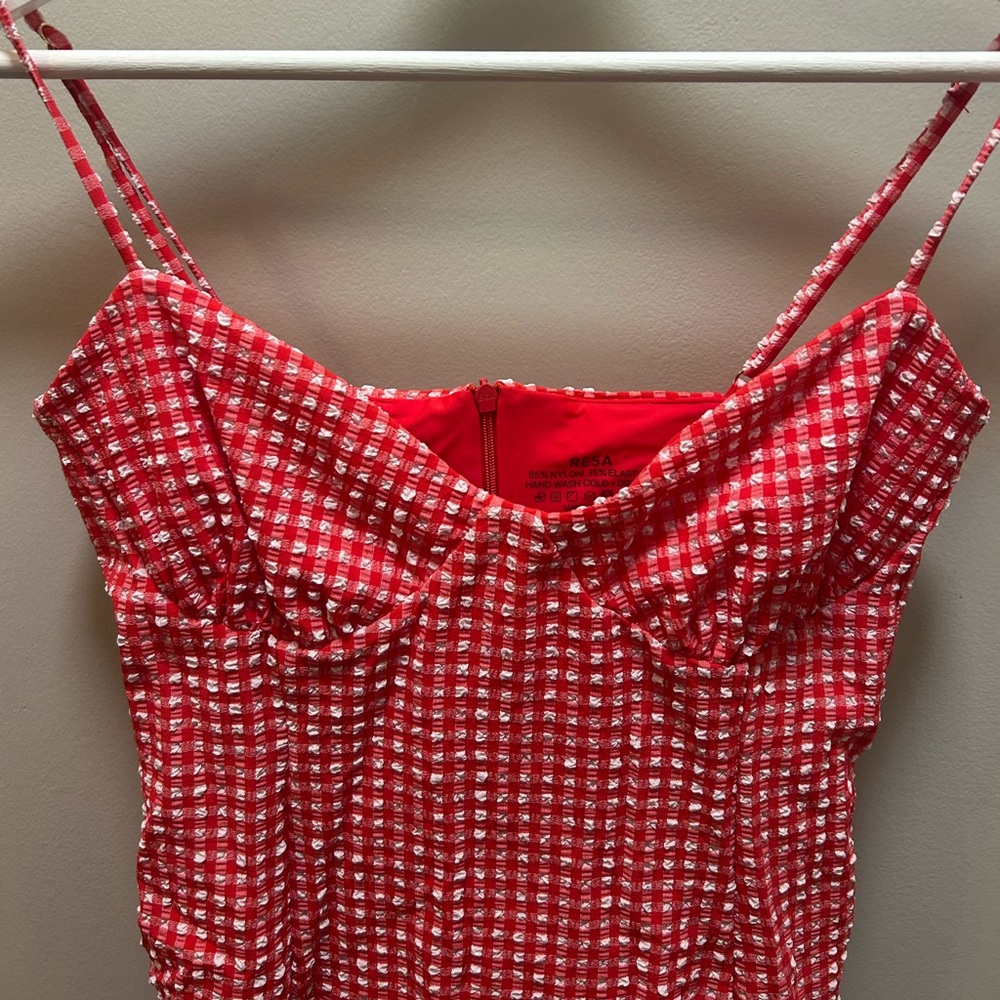 Resa x Joelle fletcher collab Joelle gingham mini dress.NWOT - Picture 6 of 6